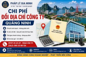 Chi phí đổi địa chỉ công ty Quảng Ninh