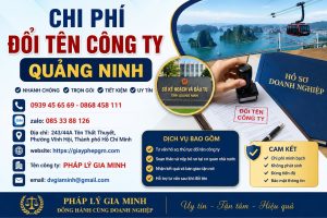 Chi phí đổi tên công ty Quảng Ninh