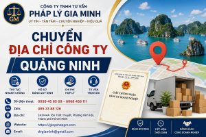 Chuyển địa chỉ công ty Quảng Ninh