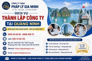 Dịch vụ thành lập công ty Quảng Ninh