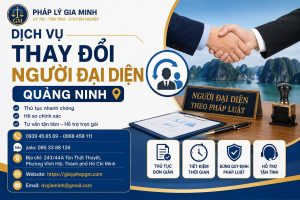 Dịch vụ thay đổi người đại diện Quảng Ninh