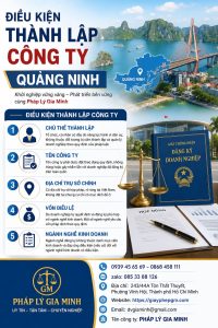 Điều kiện thành lập công ty Quảng Ninh