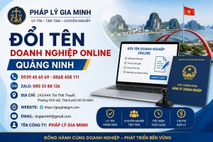 Đổi tên doanh nghiệp online Quảng Ninh