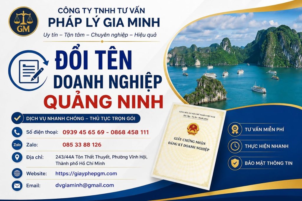 Đổi tên doanh nghiệp Quảng Ninh