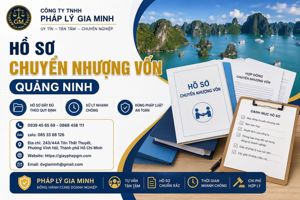 Hồ sơ chuyển nhượng vốn Quảng Ninh