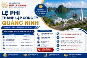 Lệ phí thành lập công ty Quảng Ninh