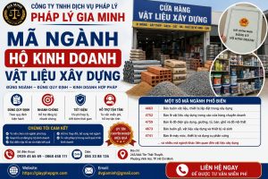 Mã Ngành Hộ Kinh Doanh Vật Liệu Xây Dựng