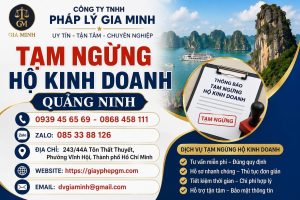 Tạm ngừng hộ kinh doanh Quảng Ninh