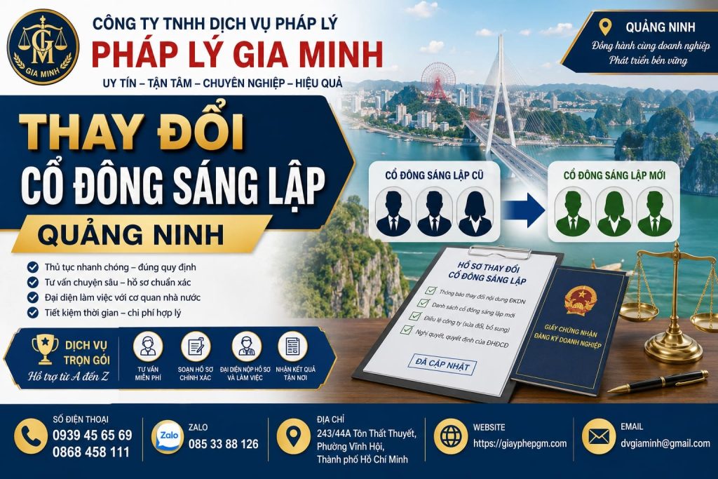Thay đổi cổ đông sáng lập Quảng Ninh
