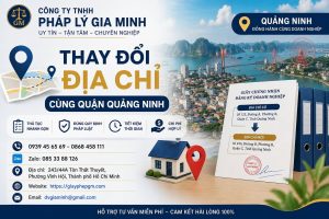 Thay đổi địa chỉ cùng quận Quảng Ninh