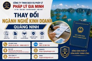 Thay đổi ngành nghề kinh doanh Quảng Ninh