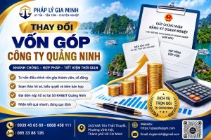 Thay đổi vốn góp công ty Quảng Ninh
