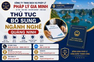 Thủ tục bổ sung ngành nghề Quảng Ninh