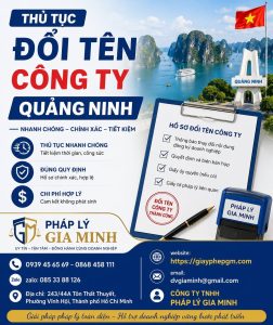 Thủ tục đổi tên công ty Quảng Ninh