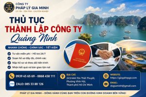 Thủ tục thành lập công ty Quảng Ninh