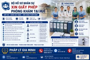 Bộ hồ sơ nhân sự xin giấy phép phòng khám tại Huế