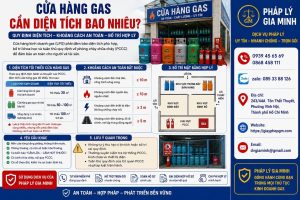 Cửa hàng gas cần diện tích bao nhiêu