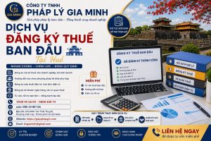 Dịch vụ đăng ký thuế ban đầu tại Huế