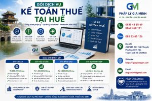 Gói dịch vụ kế toán thuế tại Huế