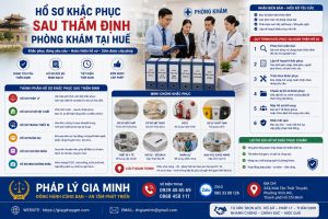 Hồ sơ khắc phục sau thẩm định phòng khám tại Huế