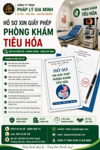 Hồ sơ xin giấy phép phòng khám tiêu hóa
