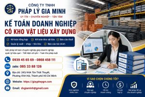 Kế toán doanh nghiệp có kho vật liệu xây dựng
