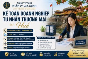 Kế toán doanh nghiệp tư nhân thương mại tại Huế