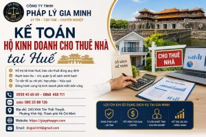 Kế toán hộ kinh doanh cho thuê nhà tại Huế
