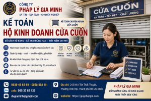 Kế toán hộ kinh doanh cửa cuốn
