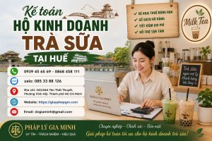 Kế toán hộ kinh doanh trà sữa tại Huế