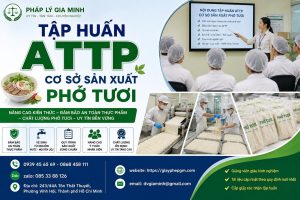 Tập huấn ATTP cơ sở sản xuất phở tươi