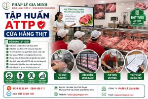 Tập huấn ATTP cửa hàng thịt