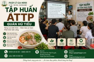 Tập huấn ATTP quán hủ tiếu