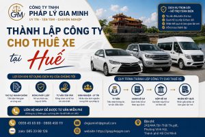 Thành lập công ty cho thuê xe tại Huế
