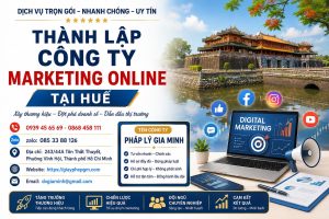 Thành lập công ty marketing online tại Huế