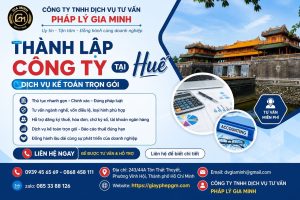 Thành lập công ty tại Huế kèm dịch vụ kế toán
