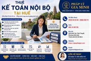 Thuê kế toán nội bộ tại Huế
