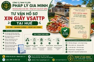 Tư vấn hồ sơ xin giấy VSATTP tại Huế