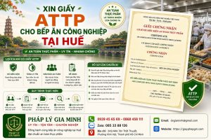 Xin giấy ATTP cho bếp ăn công nghiệp tại Huế