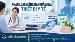 Phân loại miếng dán giảm đau thiết bị y tế