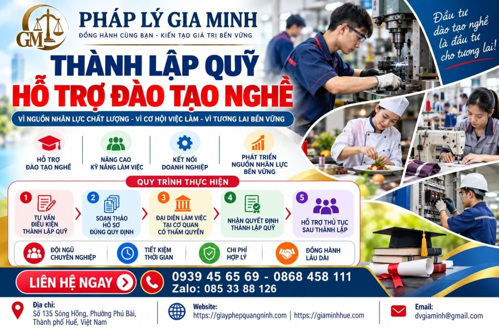 Thành lập quỹ hỗ trợ đào tạo nghề
