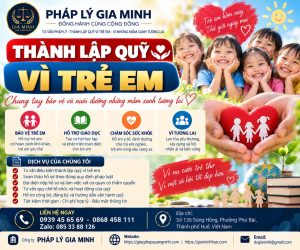 Thành lập quỹ vì trẻ em