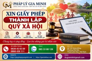 Xin giấy phép thành lập quỹ xã hội